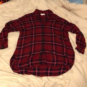 H&M flannel top